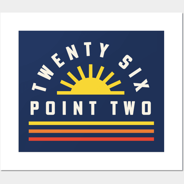 Marathon Runner Twenty Six Point Two 26.2 Running Coach Wall Art by PodDesignShop